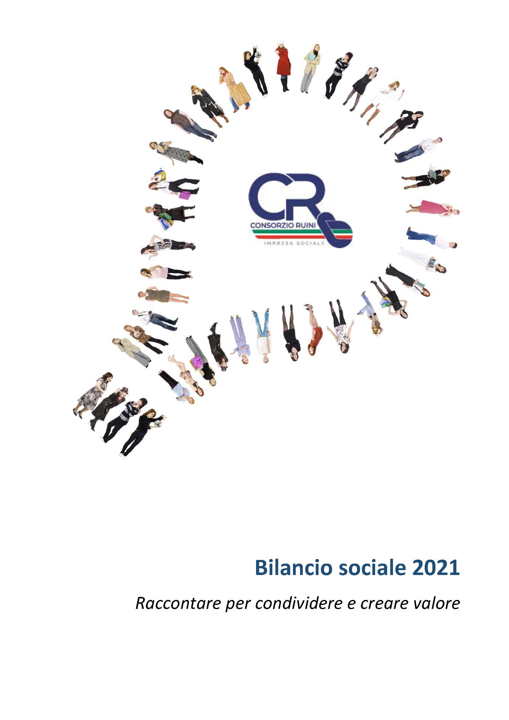 Copertina bilancio sociale 2021 Consorzio Meuccio Ruini