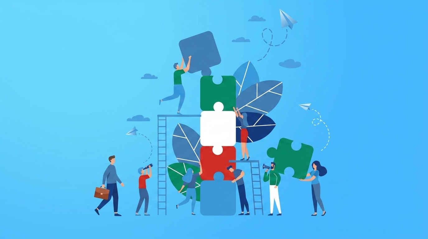 Illustrazione: servizi per il lavoro